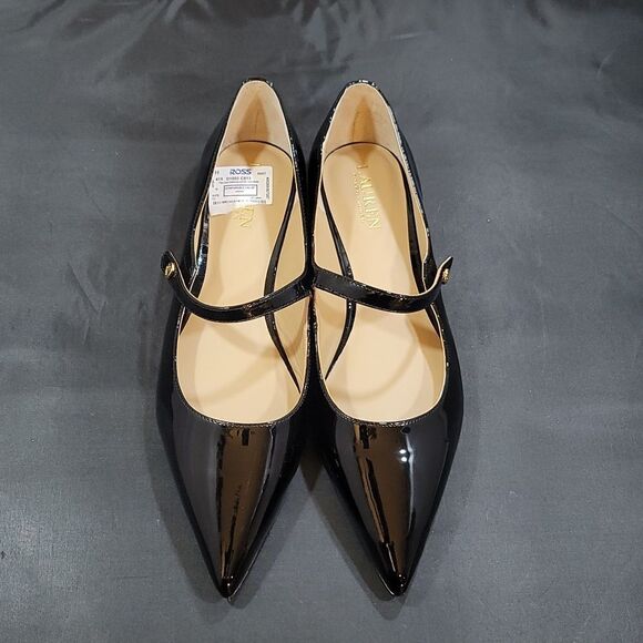 BRAND NEW LAUREN RALPH LAUREN LONDYN PATENT LEATHER MARY JANE BALLET FLATS - Picture 3 of 16